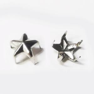 Venta al por mayor de accesorios de metal con forma de estrella de cinco puntas para bricolaje, para bolsos, zapatos y sombreros, con técnica de chapado, del fabricante de accesorios de hardware. - Product Image 6