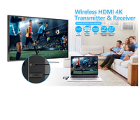 Nuevo cable extensor HDMI inalámbrico de 30m, transmisor de audio y vídeo y adaptador de pantalla del receptor para cámara, PC a TV, Monitor, proyector