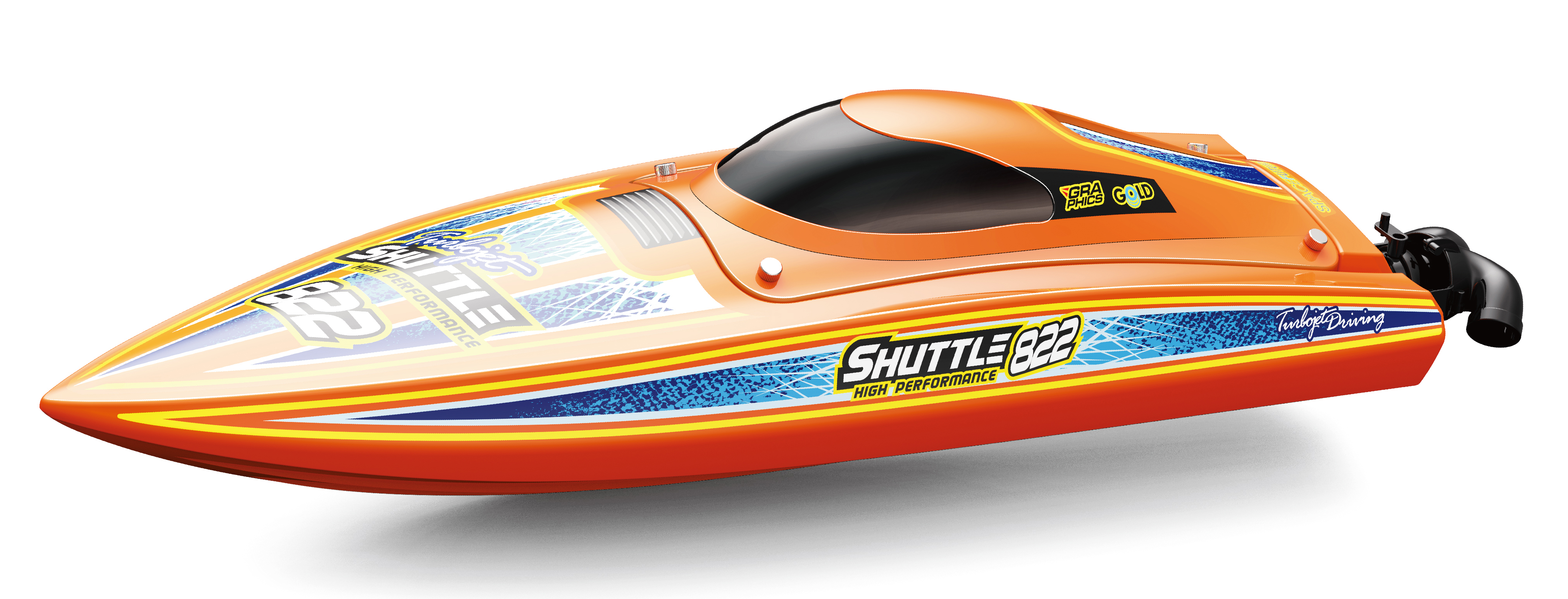 SJY-TX822 RC High Speed Jet Boat - 40-50km/h Fun & Thrill