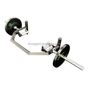 Barre de musculation hexagonale ouverte en acier robuste Dinuo pour squats, soulevés de terre, entraînement de force et Farmers Walk - Product Image 2