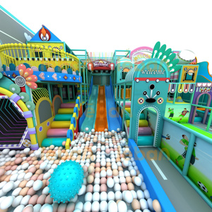 Parque Infantil Interior Personalizado de 500 m² con Temática Espacial, Toboganes Grandes, Juegos Interactivos y Zona de Juegos Suave para Niños - Product Image 1