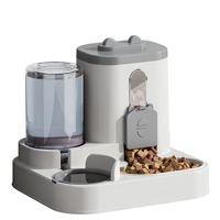 Distributeur d'eau automatique 2-en-1 pour animaux de compagnie, gamelle pour chien, étanche IPX5, en plastique, écologique et résistant aux chutes