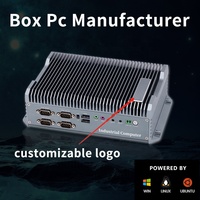 Mini Pc Avec Intel Celeron J6412 DC 12V 5A Puissance IPctech Sans Ventilateur Industrie Mini Pc Intégré Ordinateur En Alliage D'aluminium Mini Pcs ODM