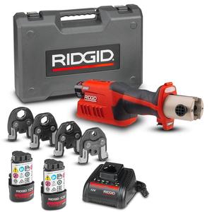 Ridgids 12V 2.5Ah Compact Press Tool <b>Kit</b> (60918) with 4 Jaws Industrial/<b>DIY</b> Use ODM/OEM Customizable 3-Year Warranty Made in - Product Image 2