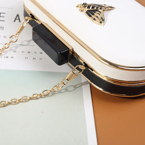 Elegant <b>evening</b> gown clutch, women's chain crossbody <b>small</b> square <b>bag</b>, Korean style banquet <b>bag</b>/handbag - Product Image 4