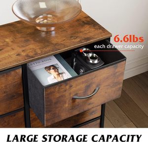 Vente en gros Armoire à jouets en <span class=keywords><strong>plastique</strong></span> à <span class=keywords><strong>6</strong></span> <span class=keywords><strong>tiroirs</strong></span> <span class=keywords><strong>tour</strong></span> multifonction en tissu non tissé pour enfants armoire de rangement dans le salon - Product Image 3