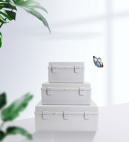 Boîtier extérieur de boîte de jonction électronique en plastique ABS étanche IP66 personnalisé avec une durabilité et une protection élevées