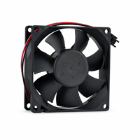 Ventilateur DC/AC 3,15 pouces 8025mm 5V 12V 24V 0,24A à roulement à manchon, mini ventilateur de boîtier PC WKH 0805L 12V, ventilateur axial de refroidissement haute vitesse