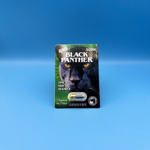 Best Selling Black Panther Capsule Black Panther 500k Single Take Plant Supplement Herbal <b>Blend</b> Capsule for Regular Men - Product Image 1