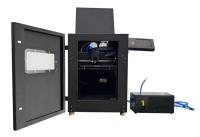 Imprimante 3D FDM industrielle semi-automatique à refroidissement par eau haute vitesse entièrement fermée PLA/ABS/PETG, garantie 1 an, connectivité USB, Nouveauté