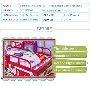 Banana Land para <span class=keywords><strong>Pacman</strong></span> Smash Máquina de juego de canje de boletos de mesa de Air Hockey que funciona con monedas con 1 año de garantía-En venta - Product Image 2
