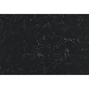 Lastra di Quarzo Nero Profondo DCT OK5002 <span class=keywords><strong>con</strong></span> Vene Bianche Intense, Pannelli in Finta Pietra di Alta Gamma per Pareti - Product Image 3