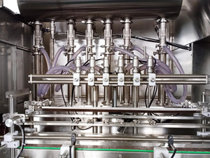 Machine de remplissage automatique de boissons au miel et jus, emballage en verre - Équipement de mise en bouteille quantitatif en acier inoxydable à moteur pour - Product Image 4