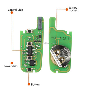 กุญแจรีโมท Xhorse XEFO01EN สำหรับรถฟอร์ด แบบพับได้ 4 ปุ่ม พร้อมชิป Super Chip ในตัว - Product Image 2