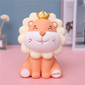 <span class=keywords><strong>Tirelire</strong></span> mignonne en forme de <span class=keywords><strong>lion</strong></span> pour enfants, boîte à monnaie en résine, <span class=keywords><strong>tirelire</strong></span> en forme de <span class=keywords><strong>lion</strong></span> ensoleillé pour enfants, cadeau d'anniversaire, décoration de table de Noël HS086 - Product Image 1