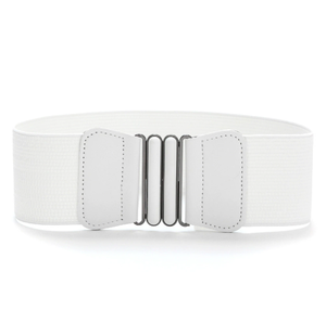 2025 Hot Sale Fashion Vintage Women's Stretchy Belts Casual Simple and Versatile Corset Waist Belt with Alloy Buckle for <b>Dresses</b> - Product Image 5