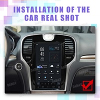 Radio para Auto Android 11 de 13.6 Pulgadas para Chrysler 300C 2013-2022, Qualcomm Carplay, Pantalla Táctil Multimedia, Reproductor de Navegación GPS