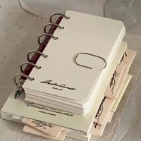 Carnet de notes A5 personnalisé SC Brand avec couverture en papier, spirale et reliure rigide, idéal comme cadeau = Impression UV, stylo de bureau offert
