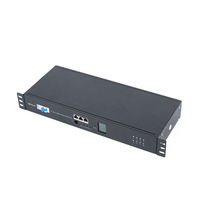 PDU Inteligente con Control Remoto en Red, 8 Tomas Schuko, Pantalla LCD y Monitoreo SNMP, Unidad de Distribución de Energía Inteligente