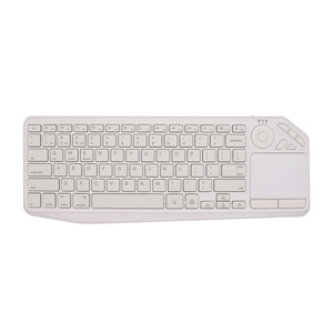 Teclado inalámbrico <span class=keywords><strong>Bluetooth</strong></span> Teclado de control remoto Touchpad Mouse Combo <span class=keywords><strong>Bluetooth</strong></span> 2,4G Teclado de modo dual - Product Image 1