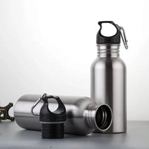 Borracce Sportive in Argento, Bottiglie d'<span class=keywords><strong>Acqua</strong></span> Portatili Leggere, Borraccia da Esterno di Grande Capacità - Product Image 2