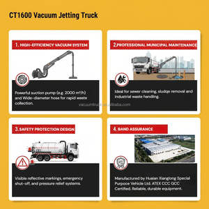 Caminhão Combinado de Limpeza e Sucção de Esgoto em Alta Venda - Product Image 3