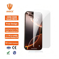 Verre trempé en aluminium haute performance anti-traces de doigts, ultra-transparent, étanche et incassable pour iPhone 18, 17, 16