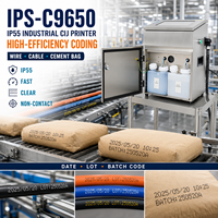 Imprimante jet d'encre CIJ haute performance IPS-C9650 IP55 pour le codage des sacs de ciment