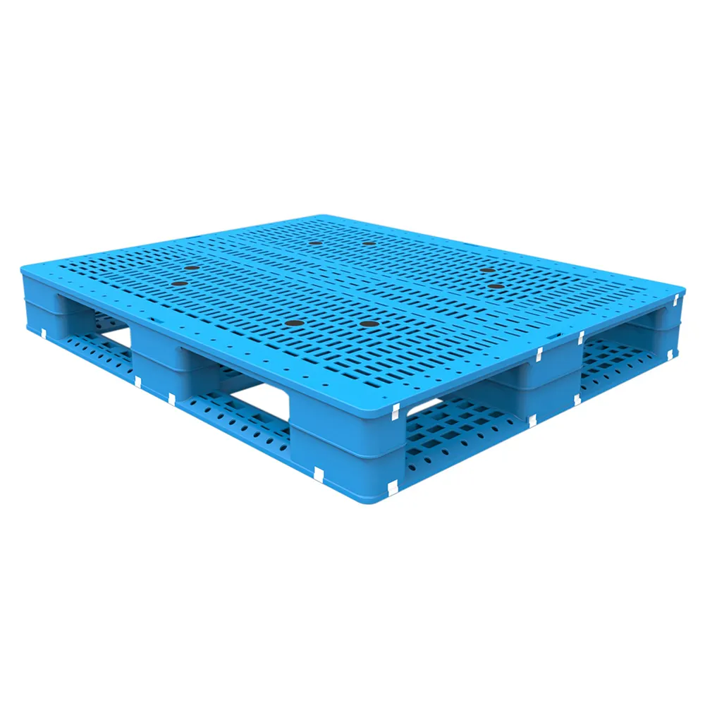 High quality export logistics pallets stackable euro 120 x 100 cm heavy duty hdpe plastic pallet for europe