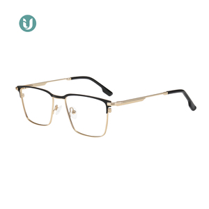 IU-LM1014 Vente en gros <span class=keywords><strong>de</strong></span> montures <span class=keywords><strong>de</strong></span> lunettes fines en métal pour hommes, montures <span class=keywords><strong>de</strong></span> lunettes <span class=keywords><strong>de</strong></span> <span class=keywords><strong>vue</strong></span> - Product Image 2
