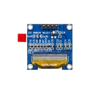 Módulo de Pantalla OLED I2C de 0.91, 0.96, 1.3 y 1.9 Pulgadas, Serie IIC, Color Amarillo, Azul, Blanco, Compatible con Nano Display