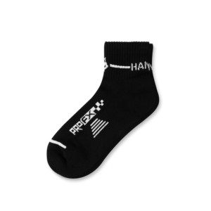 Chaussettes de running FOX blanches respirantes en tricot pour adultes, fines, motif lettres, impression jacquard, idéales pour l'été - Product Image 3
