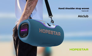 ลำโพงพกพา HOPE STAR A6CLUB 200W กันน้ำระดับ IPX6 พร้อมไฟ RGB เชื่อมต่อ TWS ลำโพงไร้สายสำหรับใช้ในบ้าน/งานปาร์ตี้/กลางแจ้ง/ชายหาด - Product Image 5