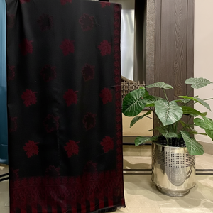 ผ้าคลุมไหลแฟชั่นสองด้านสำหรับฤดูหนาว ปี 2026 ผ้าพันคอพัชมีนาเนื้อนุ่ม ขนาดใหญ่ ทันสมัย หนา อุ่น ผ้าพันคอแคชเมียร์ พัชมีนา ขนสัตว์แท้ - Product Image 1