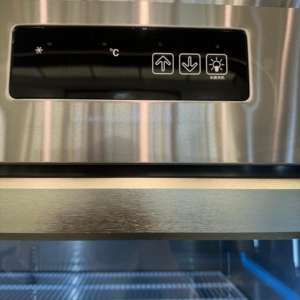 2025 dikey proje ekran buzdolabı kalınlaşmış rendeleyin paslanmaz çelik dondurucu ile cam kapi soğutucu dondurucu - Product Image 2