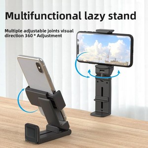 Support de téléphone pour tablette de voyage réglable à 360 degrés, support de téléphone pour siège d'avion, support de téléphone portable pivotant pour siège d'avion - Product Image 2