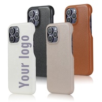 Nouveau Ins Girly Lychee PU étui de téléphone en cuir pour iPhone 17 16 15 14 13 Pro Max Android Smartphone couverture Chic couleurs