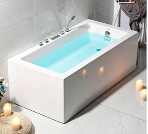 <span class=keywords><strong>Baignoire</strong></span> autoportante de luxe en acrylique écologique, design traditionnel pour bain profond, idéale pour la maison, la villa et l'hôtel – Offre Spéciale - Product Image 3