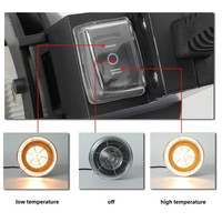 Support de lampe chauffante E27 pour poulailler, abat-jour isolant pour lampe infrarouge, pour élevage avicole et utilisation animale