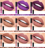 Rouges à lèvres liquides vegan à fini mat, imperméables, longue tenue, non-transférables, couleurs personnalisées, marque privée