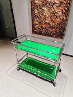 Armoire de rangement pliable moderne haut de gamme en acier inoxydable, gain de place, pour bar à domicile, salon, appartement et garage
