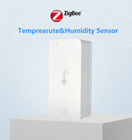 Termómetro Inteligente WiFi Tuya para Interiores, Sensor de Temperatura y Humedad con Control Remoto por Voz a través de Aplicación, Compatible con Alexa y Google Home