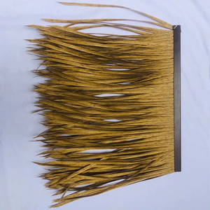 Diseño tradicional PVC PE Fuego y paja-Testado Techo de paja artificial Techo de <span class=keywords><strong>Palma</strong></span> artificial Testado de paja artificial - Product Image 4
