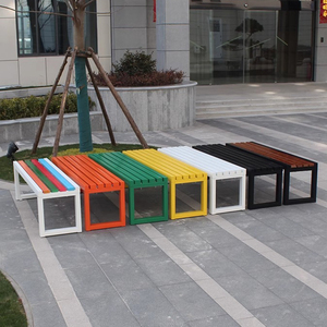 Banco de <span class=keywords><strong>metal</strong></span>, muebles de exterior, salón de lujo, jardín, banco de parque, sillas - Product Image 6