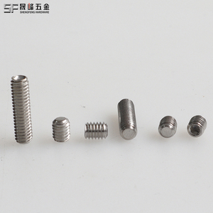 Tornillo de fijación de punta plana de acero inoxidable DIN913, tornillo de fijación de punta plana hexagonal de acero inoxidable M1.6 M2 M3 M4 M5 M6 M8 M10 M12 <span class=keywords><strong>M20</strong></span> - Product Image 4