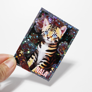 Impresión lenticular 3D personalizada Hacer exquisitas tarjetas coleccionables de Anime personalizadas La imagen volteada puede cambiar el patrón - Product Image 1