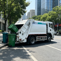 Camion de collecte des déchets à compression électrique 12-16 m³, transmission automatique, norme Euro 4, compacteur de déchets sanitaire