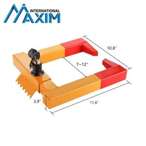 Fit remorques SUV motos réglable universel robuste antivol <span class=keywords><strong>roue</strong></span> pince de verrouillage - Product Image 2