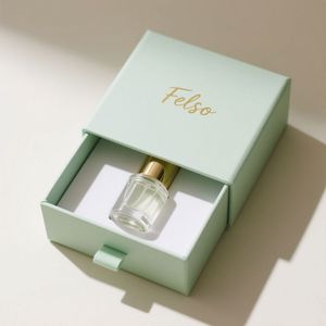 Recycled Materials Paper Drawer Sliding Packaging <b>Boxes</b> for Perfume/Earrings/Necklace Jewelry Magnetic Closure Custom - Product Image 6