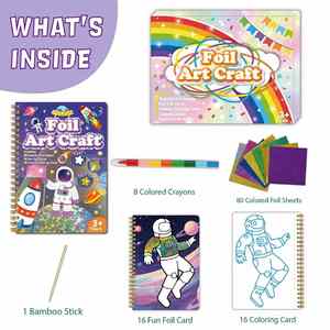 Libro de Pegatinas, Tarjetas para Colorear de Moda, Princesas, Animales, Astronautas, Temática Navideña, Manualidades con Papel Láser y Láminas - Product Image 2